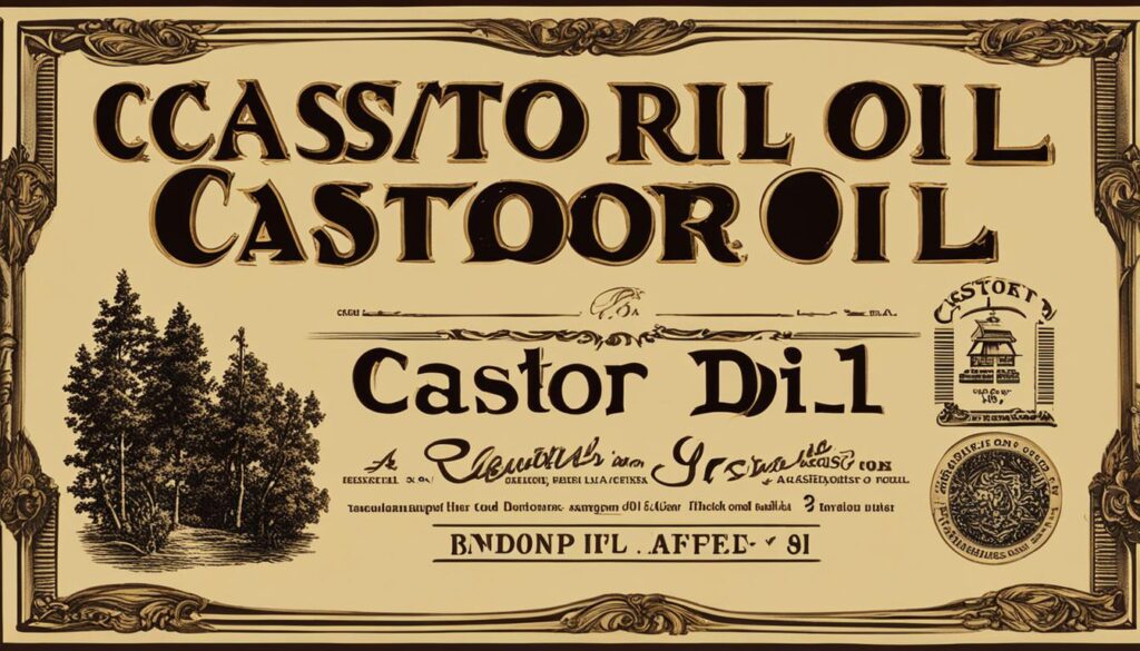 Castor Oil Bottle