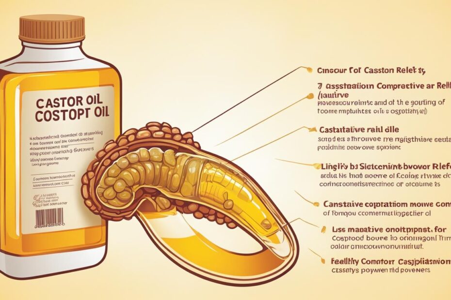 How castor oil works for constipation