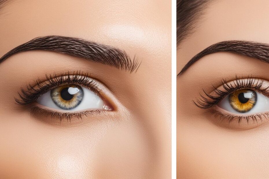 How long to leave castor oil on eyebrows