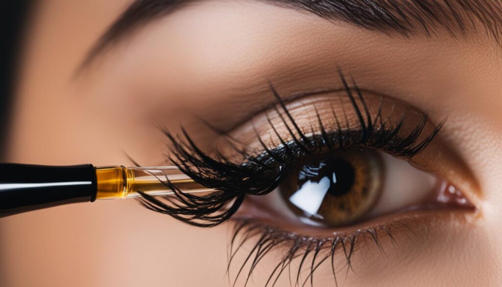 How to apply castor oil on eyelashes