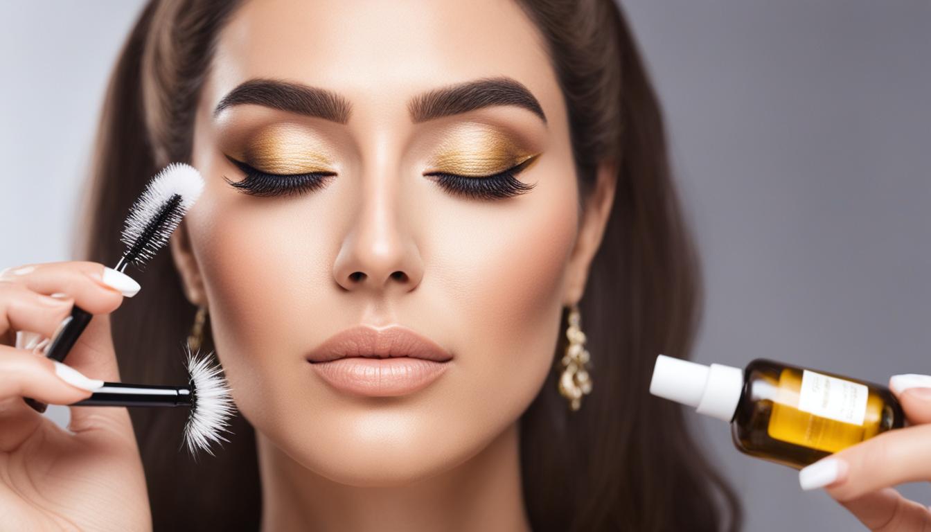 How to apply castor oil to eyelashes?