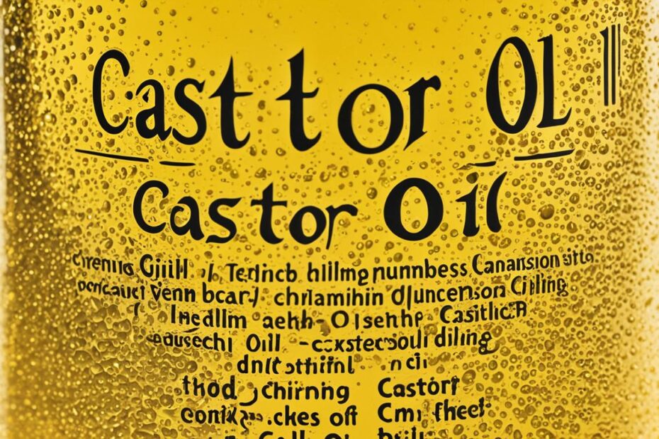 Should you wash hair before or after castor oil?