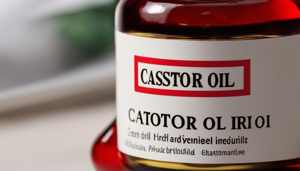 castor oil for skin and eye contact