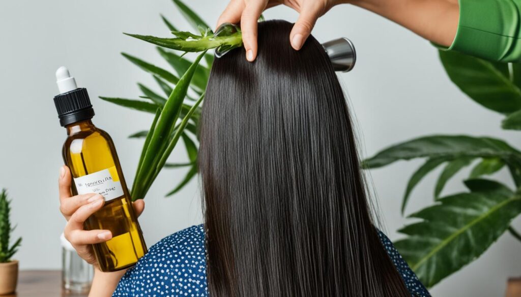 castor oil on hair