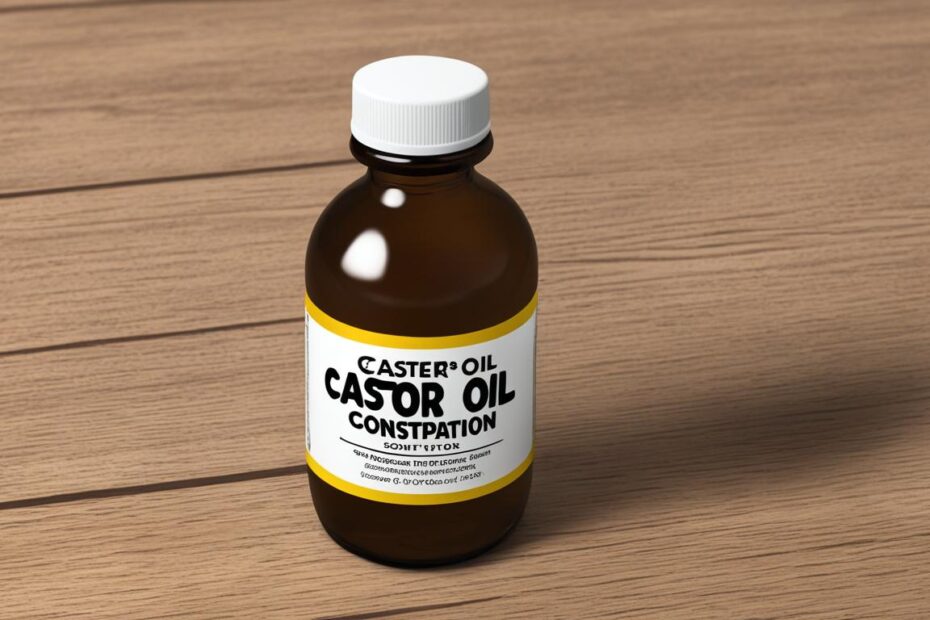 how much castor oil for constipation