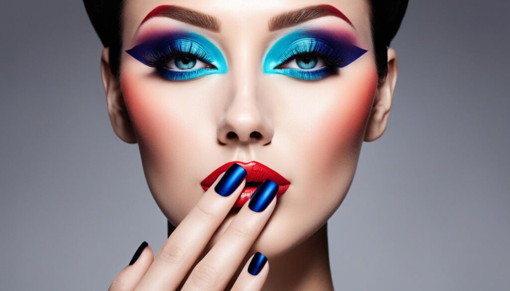 lip and nail makeup