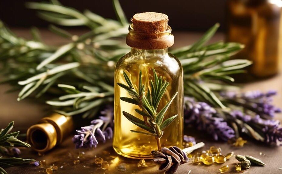 mixing essential oils with castor oil for hair growth